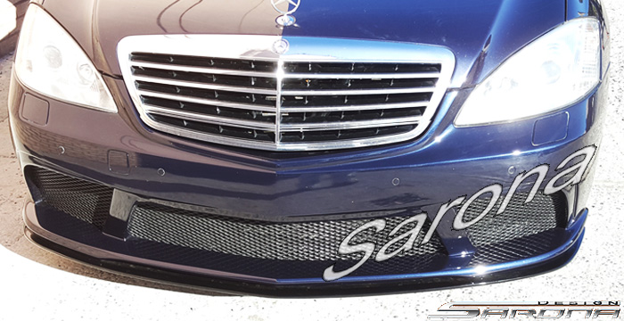 Custom Mercedes S Class  Sedan Front Bumper (2007 - 2013) - $1290.00 (Part #MB-159-FB)